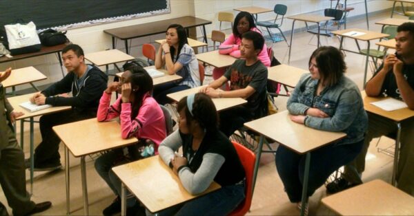 Students in classroom