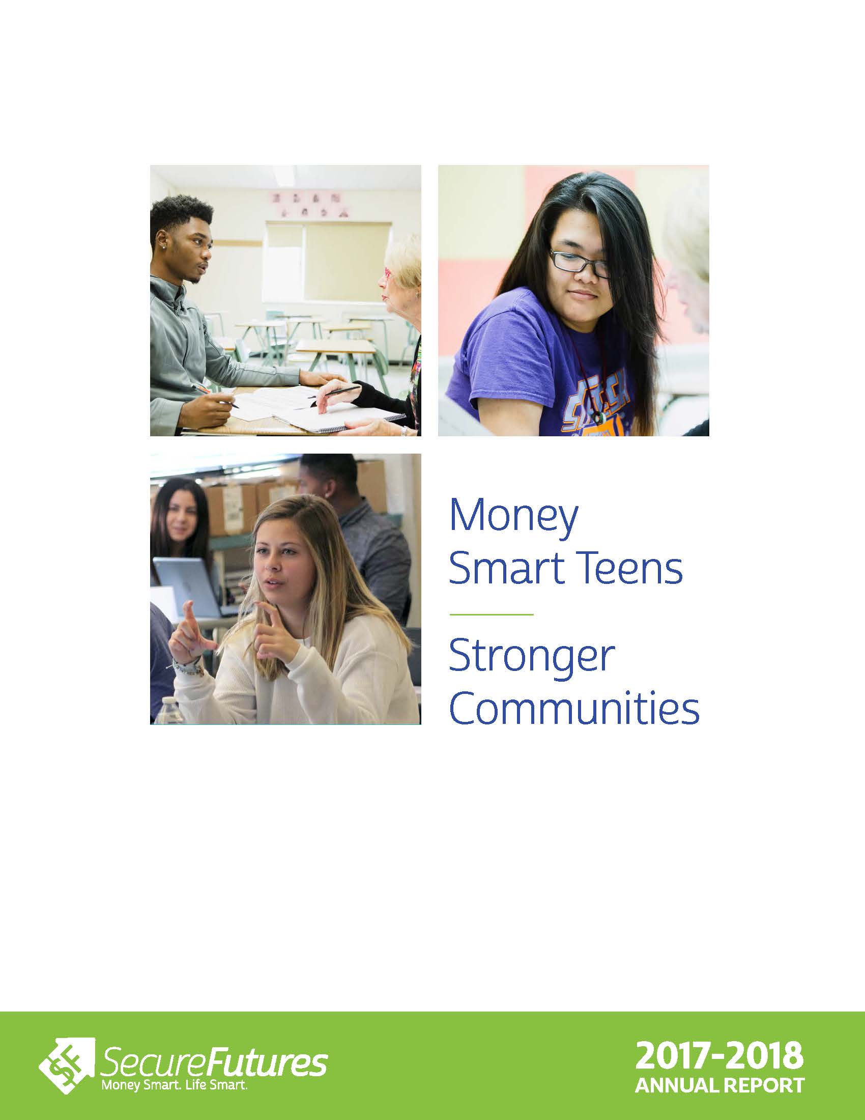Your Investment In Teenagers Securefutures - 2010 2011 annual report about us