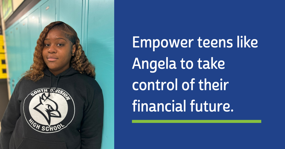 Empower teens like Angela