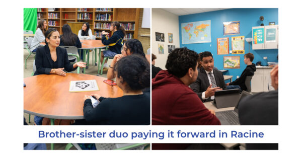 Brother-sister duo pay it forward in Racine