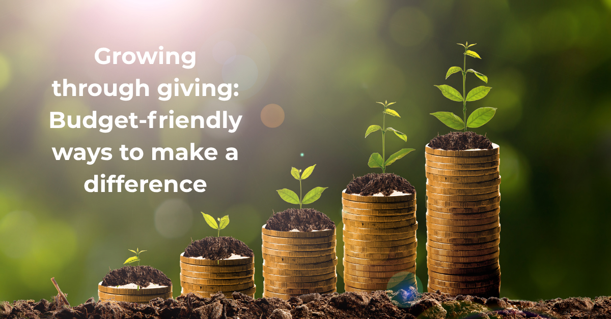 Growing through giving